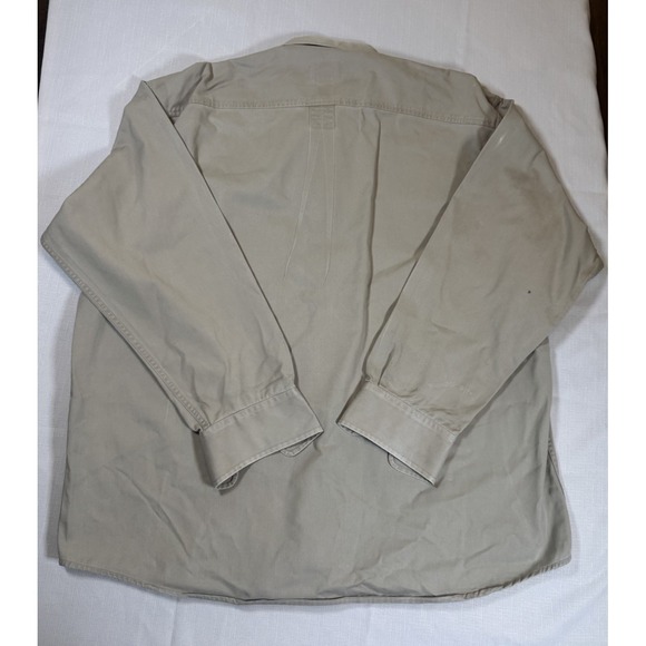 3 Cabelas Shirts Cotton Heavy Duty Long Sleeve Button Outdoor Work Men's XL Tall - Picture 8 of 16